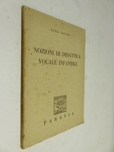Nozioni didattica vocale - nozioni,