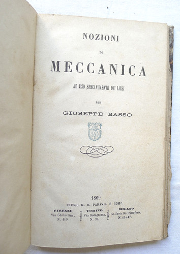 Libro scuola antico - di,
